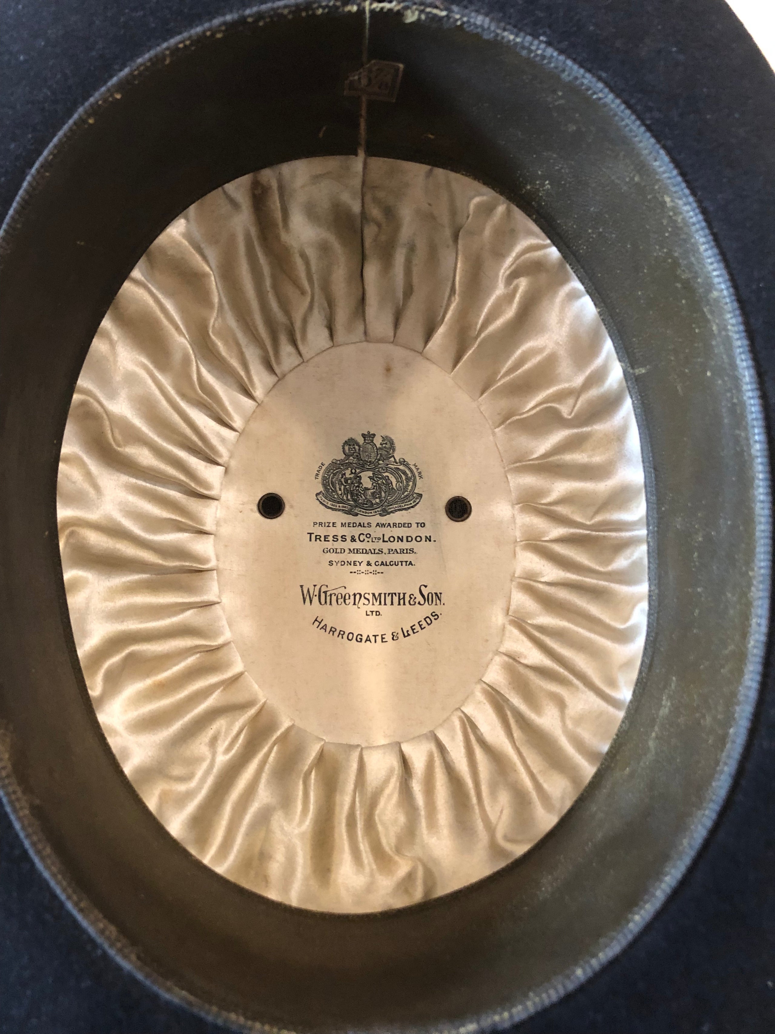 Tress & Co. London シルクハット アンティーク ビンテージ Antique